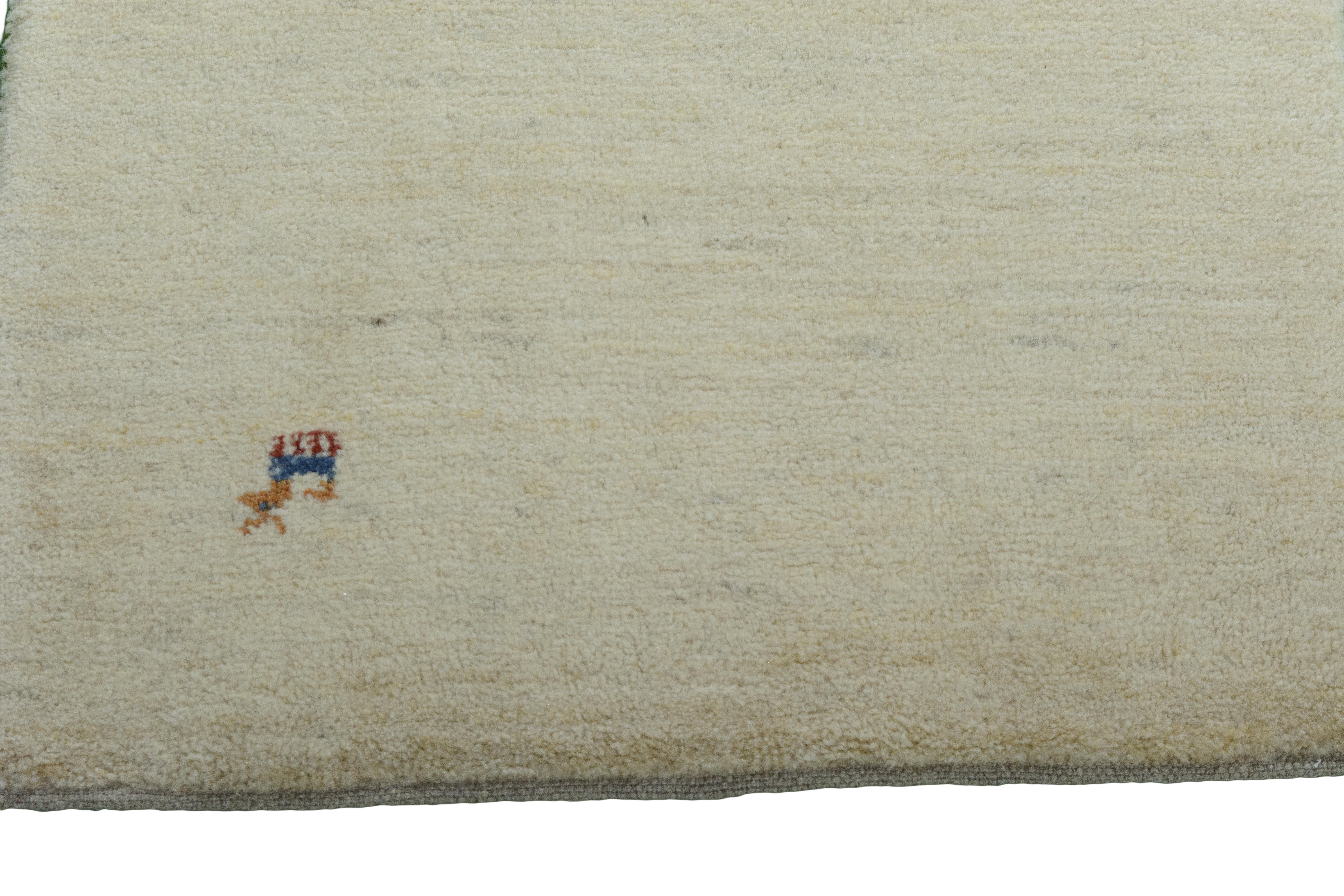 Gabbeh Fine Vit 75x150cm - 6