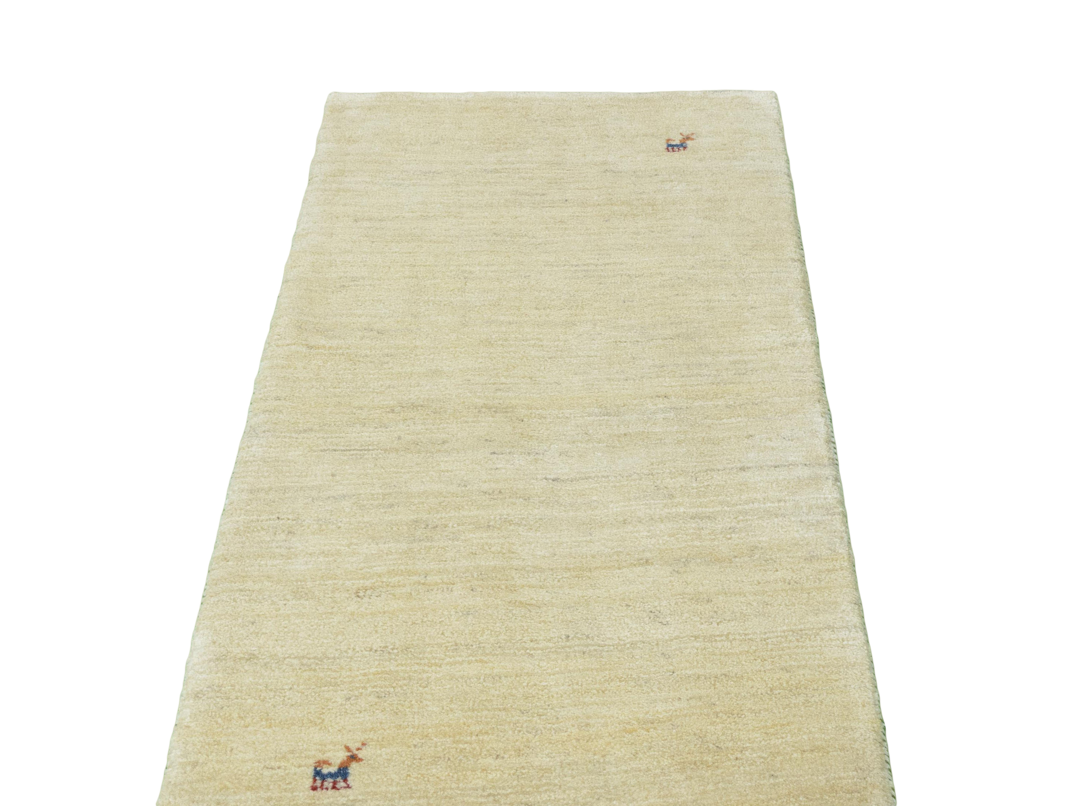 Gabbeh Fine Vit 75x150cm - 4