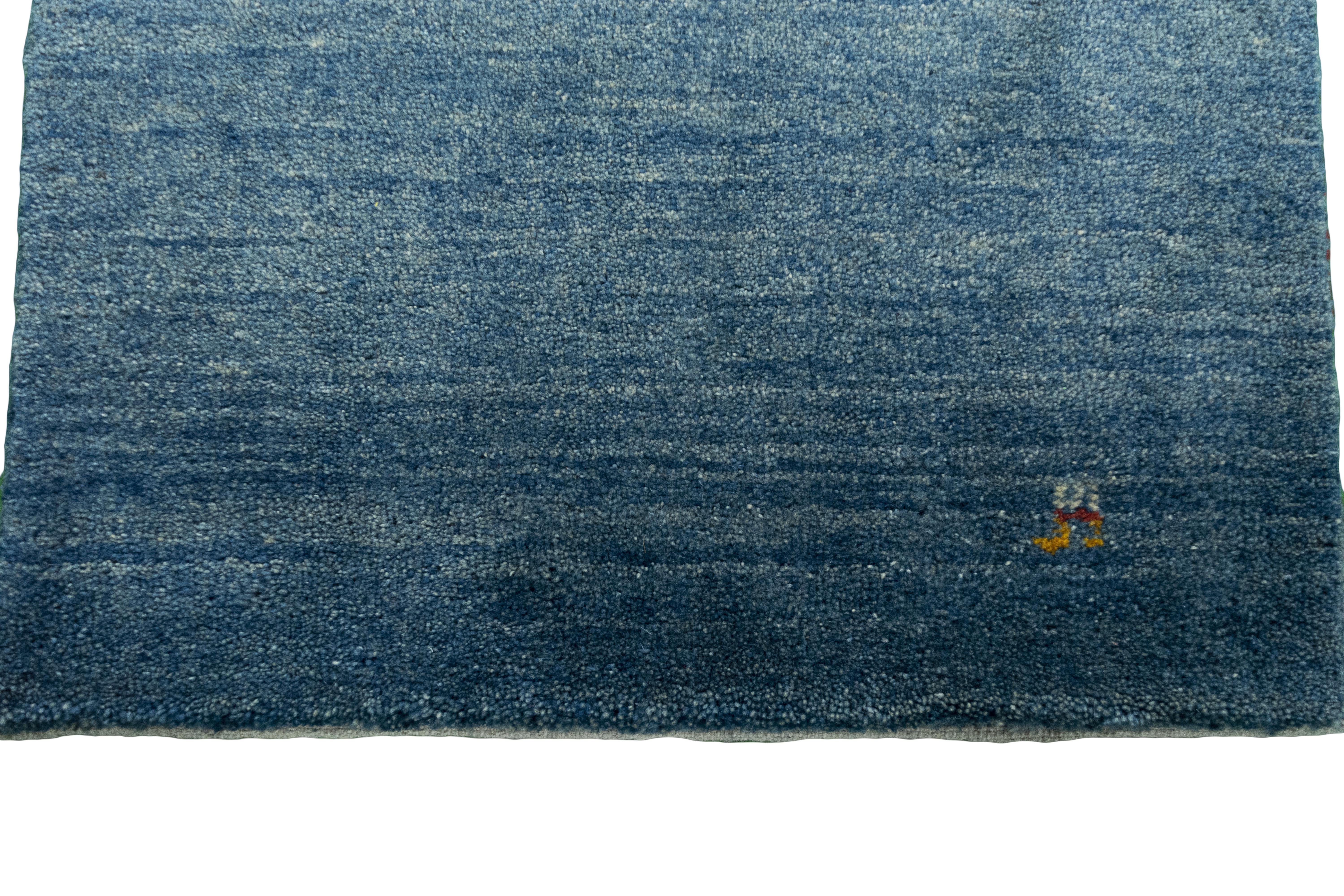 Gabbeh Fine Blå 71x144cm - 6