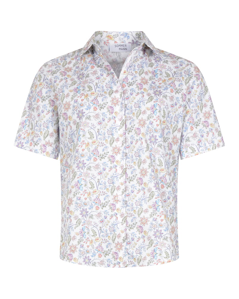Skjorta Linellla blommönstrad multi