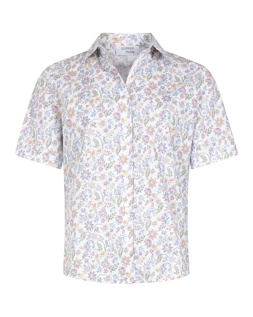 Skjorta Linellla blommönstrad multi
