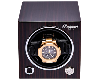 Rapport London Evo Cube klockuppdragare Macassar