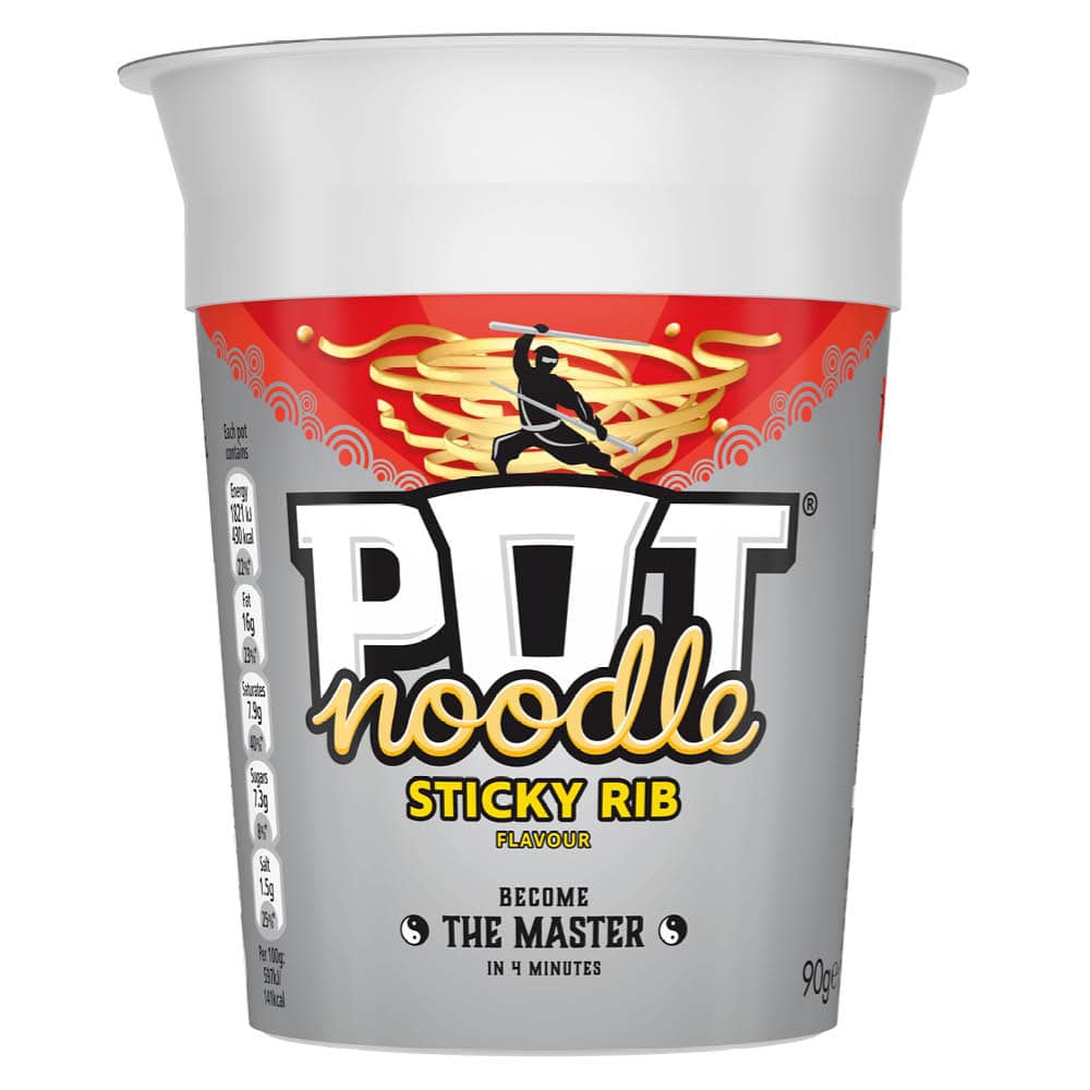 King Pot Noodle Sticky Rib (90 g)