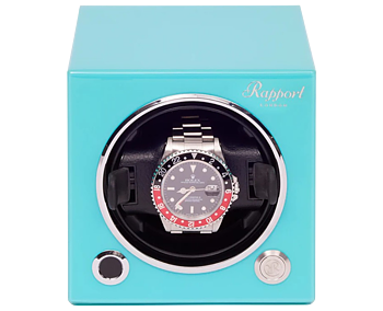 Rapport London Evo Cube klockuppdragare Aqua Limited Edition