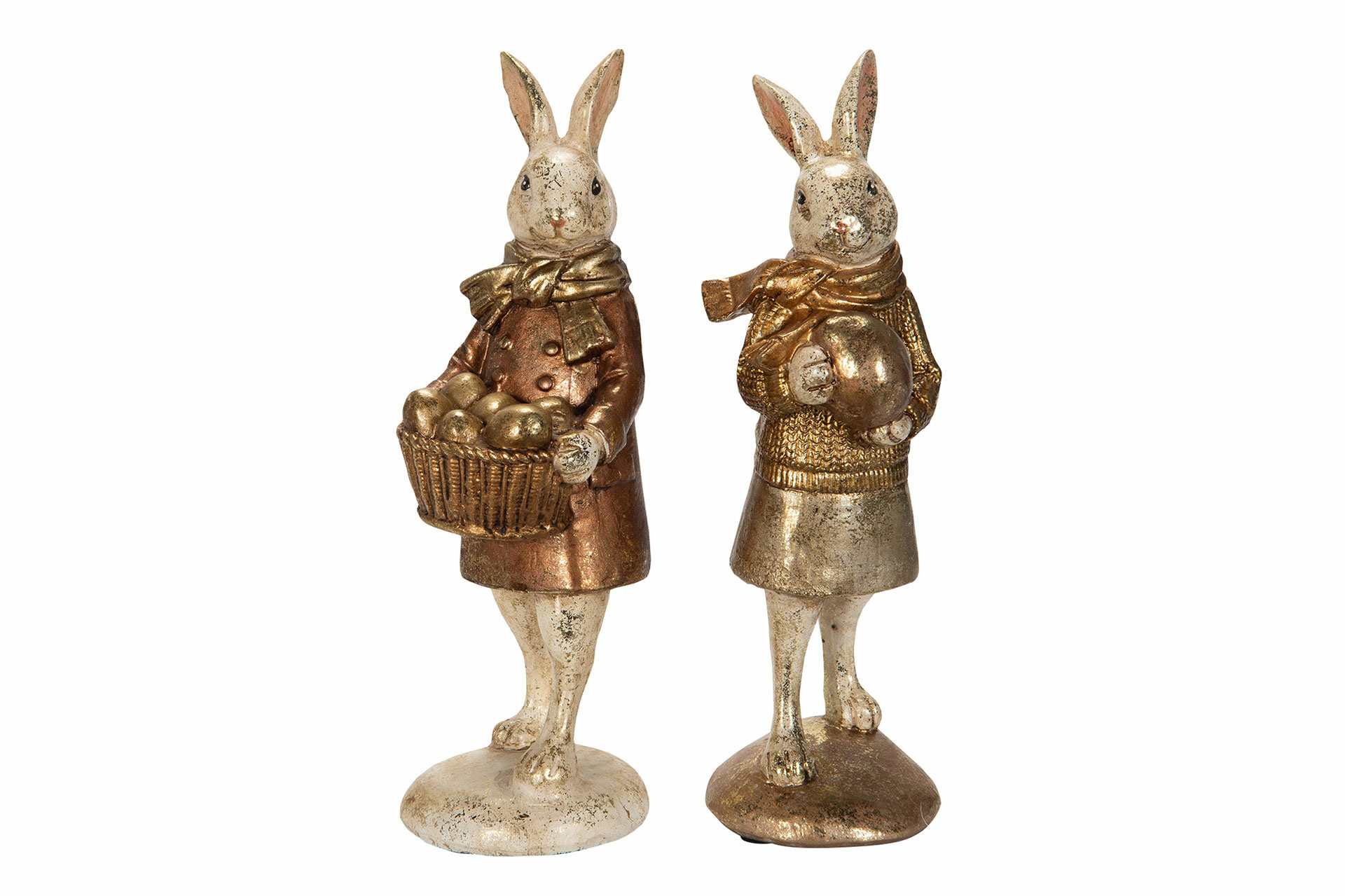 Rabbits With Eggs Poly - 2-pack - 20x7 cm - 2