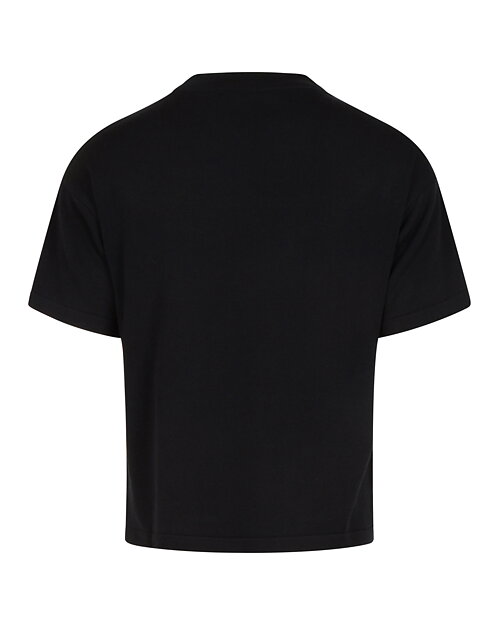 Topp June finstickad svart - 2