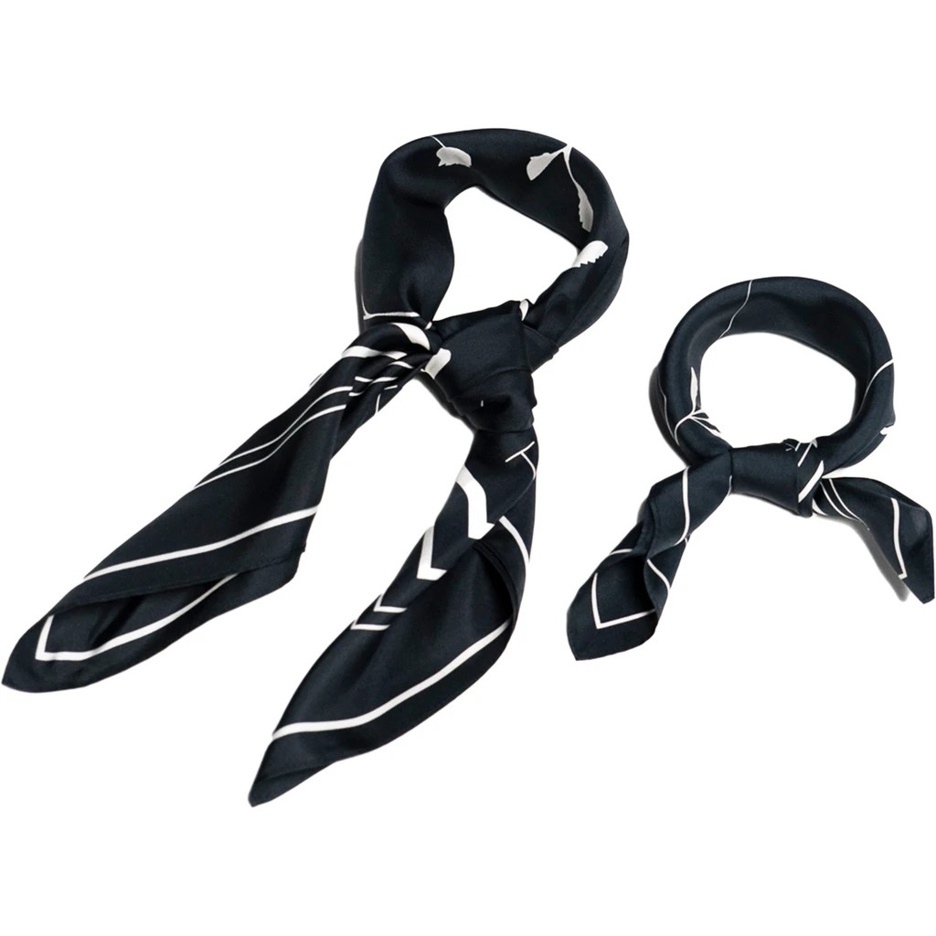 Twig Scarf - Black - Hést