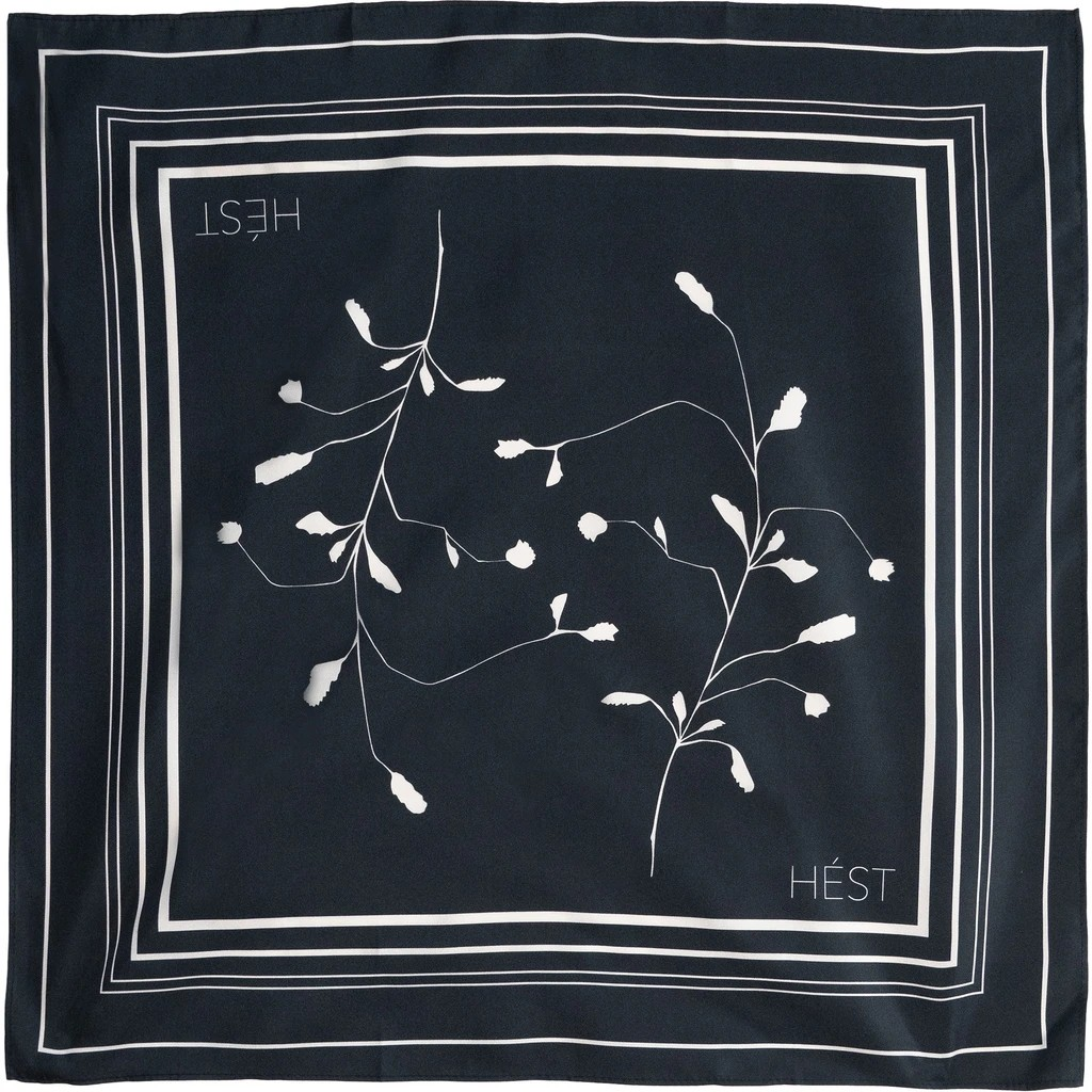 Twig Scarf - Black - Hést