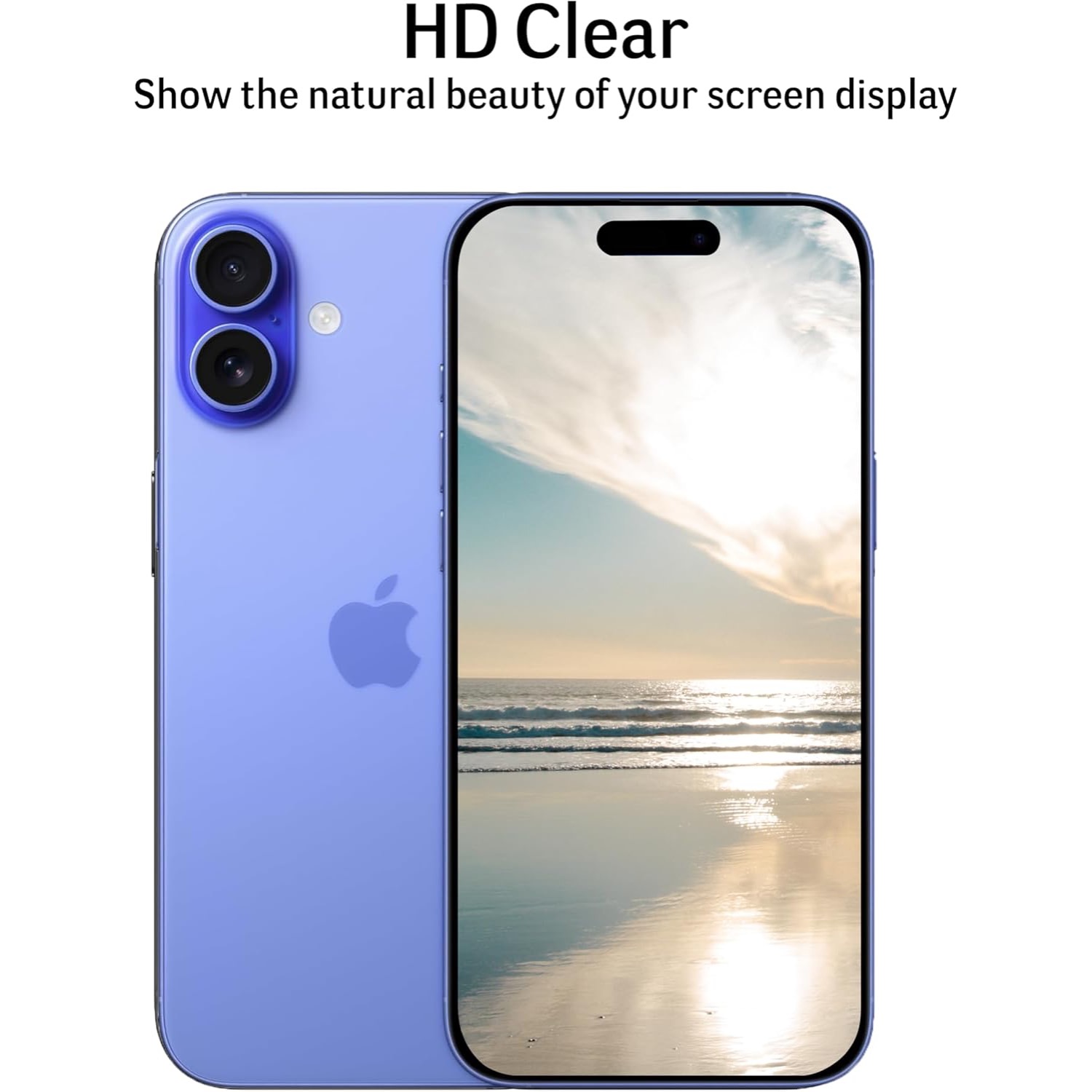 3-Pack iPhone 16 Skärmskydd Härdat Glas Premium - 8