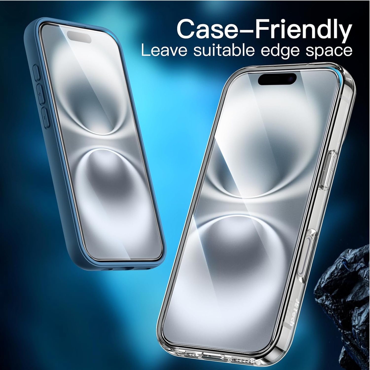 3-Pack iPhone 16 Skärmskydd Härdat Glas Premium - 6