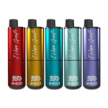 IVG 2400 Bloss Nikotinfri Engångs Vape - 4 x 2ml