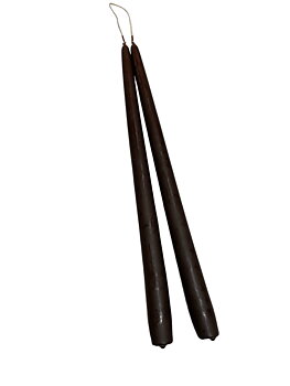Antikljus Mörkbrun Matt 35 cm