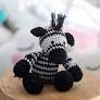 Diy crochet kit zebra