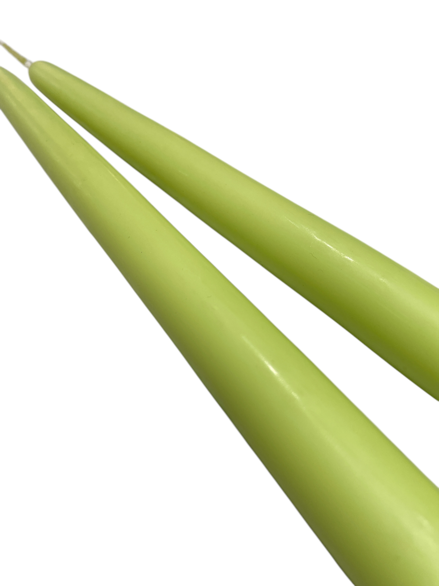 Antikljus Vårgrön Matt 25 cm Parljus - 2