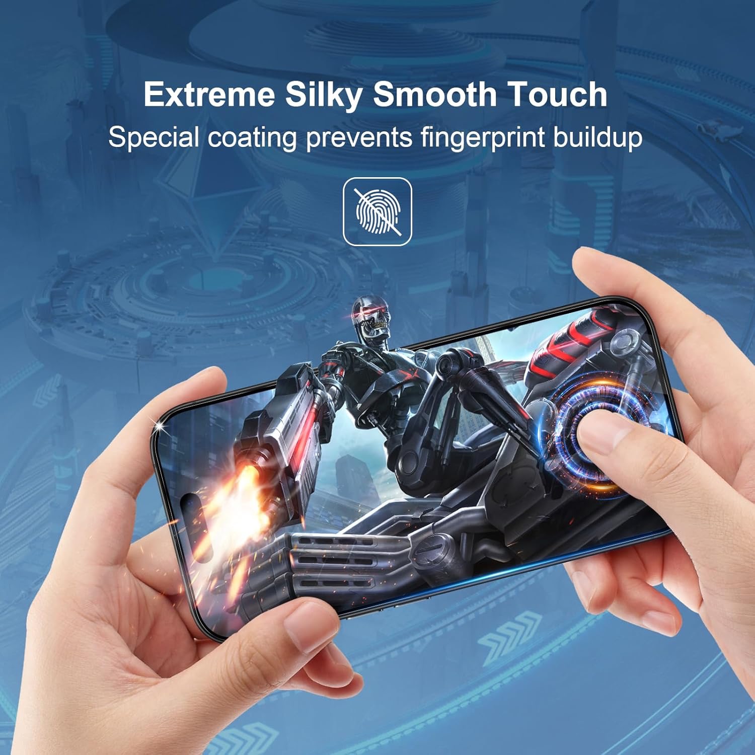 iPhone 16 Pro Skärmskydd Härdat Glas Premium 1-pack - 10