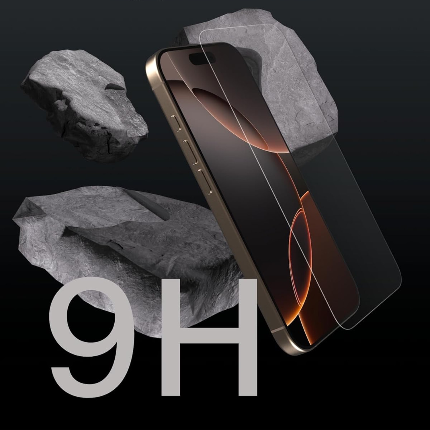 iPhone 16 Pro Max Skärmskydd Härdat Glas Premium 1-pack - 6