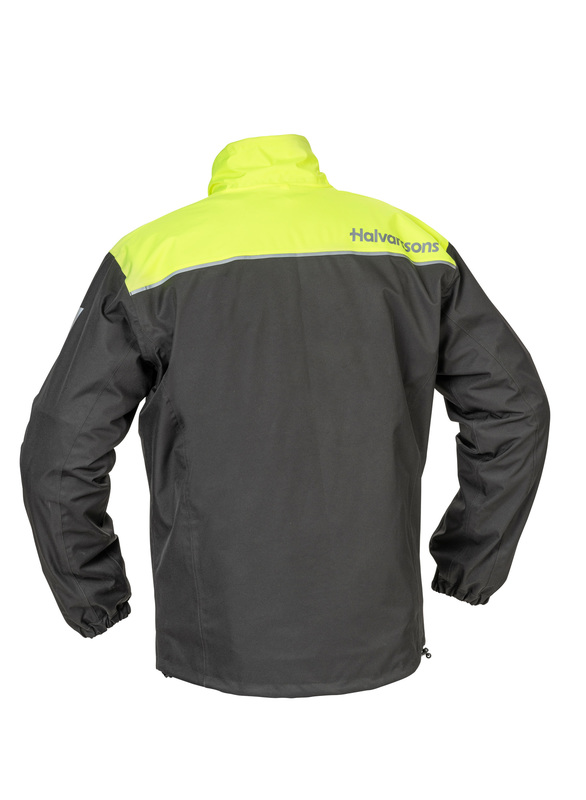 Halvarssons Regnjacka Bofallet HV gul/svart - 2