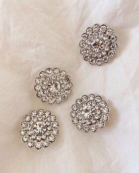 PetiteKnit - Bling knappar - 4 pack