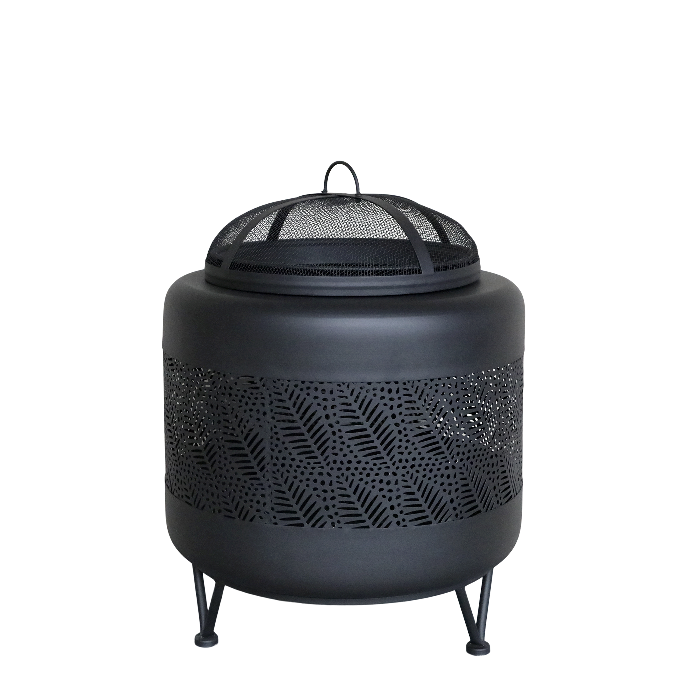 Fireplace - H68/Ø50 cm - Black - 2
