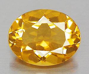 0.76 ct oval cut natural loose citrine gemstone