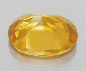Piedra preciosa citrina suelta natural de corte ovalado de 0,76 ct - 2