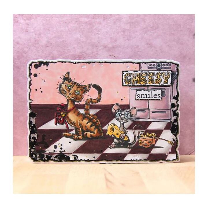Aall and Create Clear Stamps - Cheesed to Meet You #1124 A7