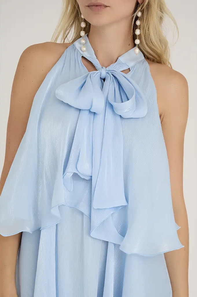 A-View -Demi Dress Light Blue - 3