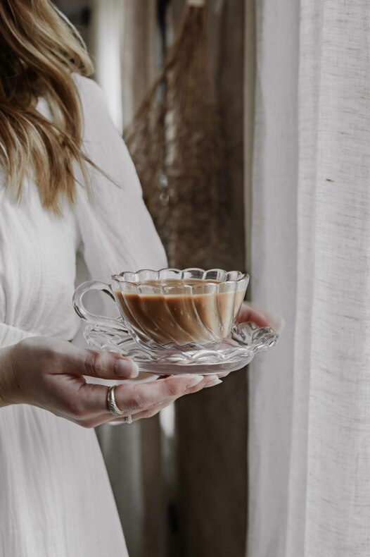 Cup with saucer Joyful - Majas Cottage