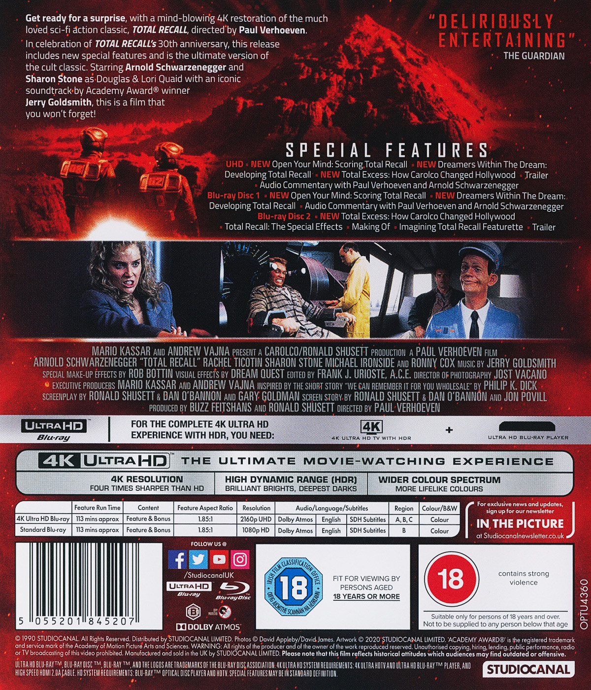 Total Recall (ej svensk text) (4K Ultra HD + Blu-ray) - 2