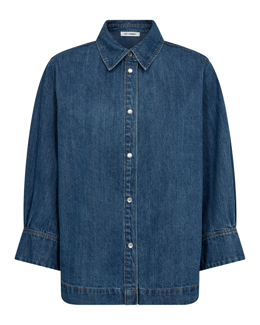 Jeansskjorta Delina mörk denim