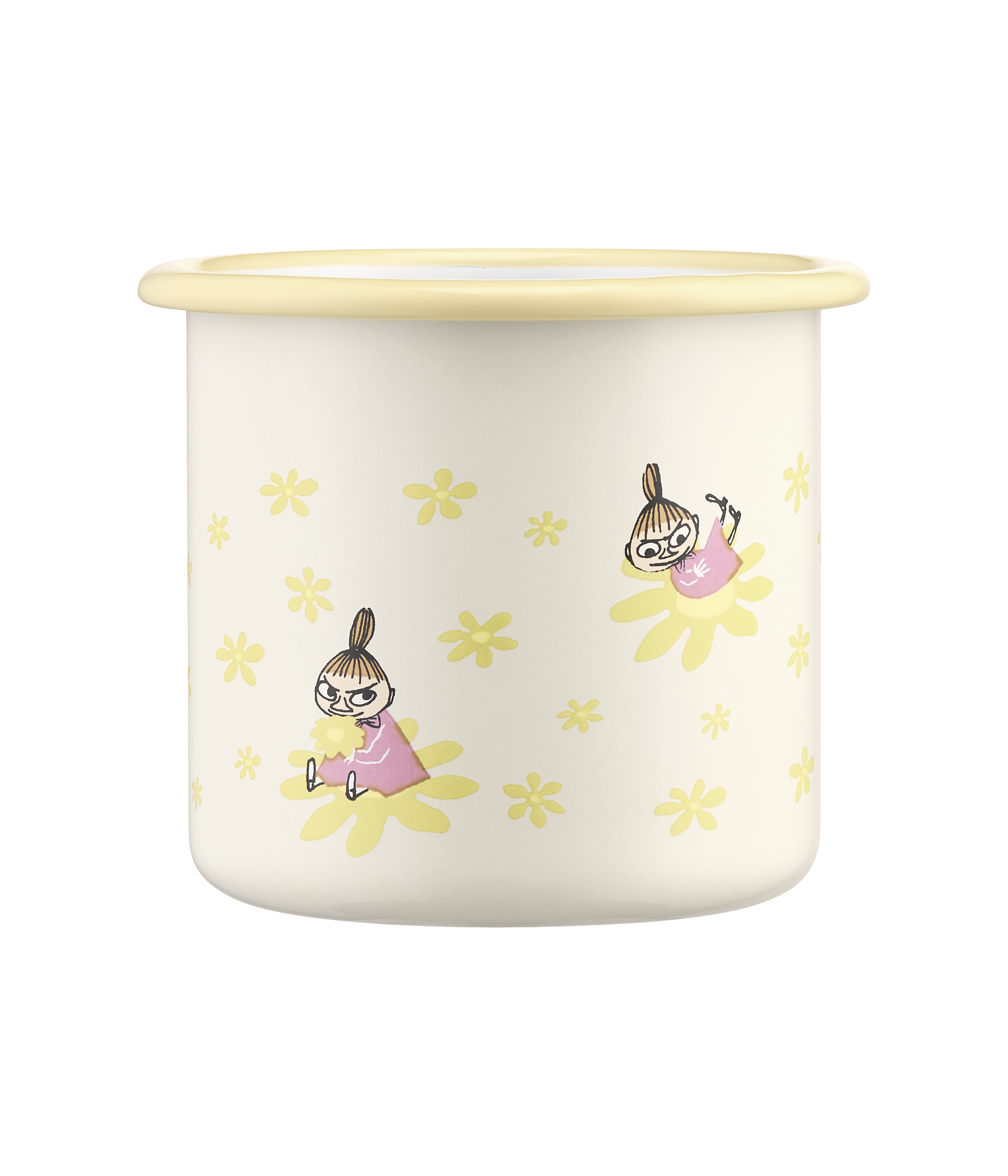 Mumin Emaljmugg 3,7 dl - Blommor - 3