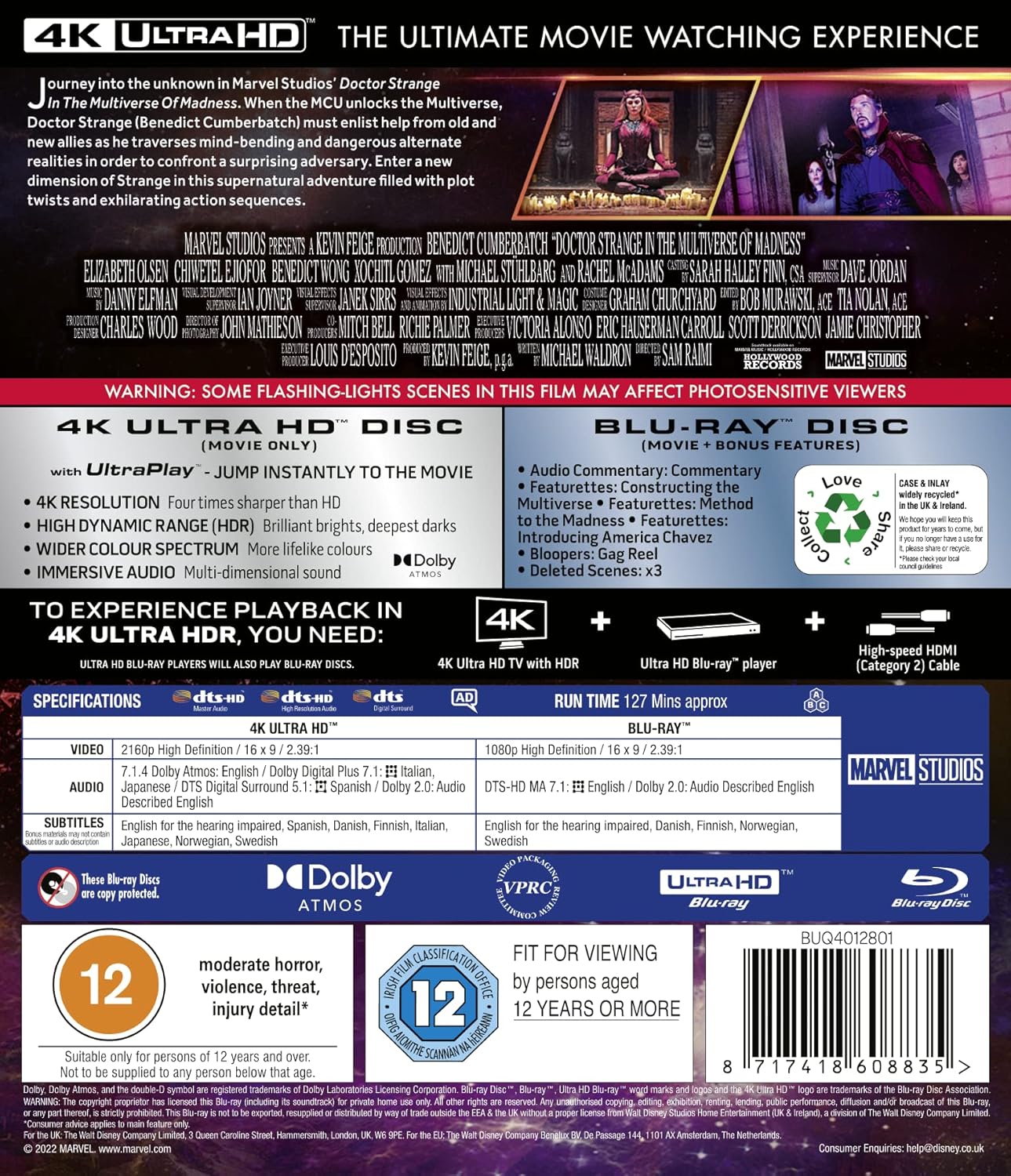 Doctor Strange In the Multiverse of Madness (4K Ultra HD + Blu-ray) - 2