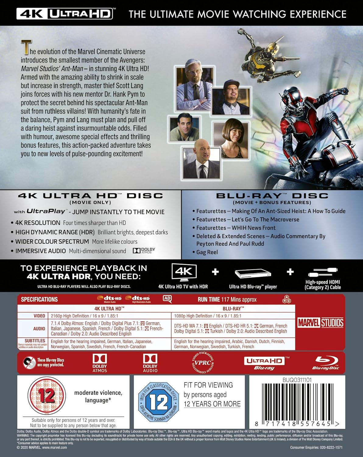Ant-Man (4K Ultra HD + Blu-ray) - 2