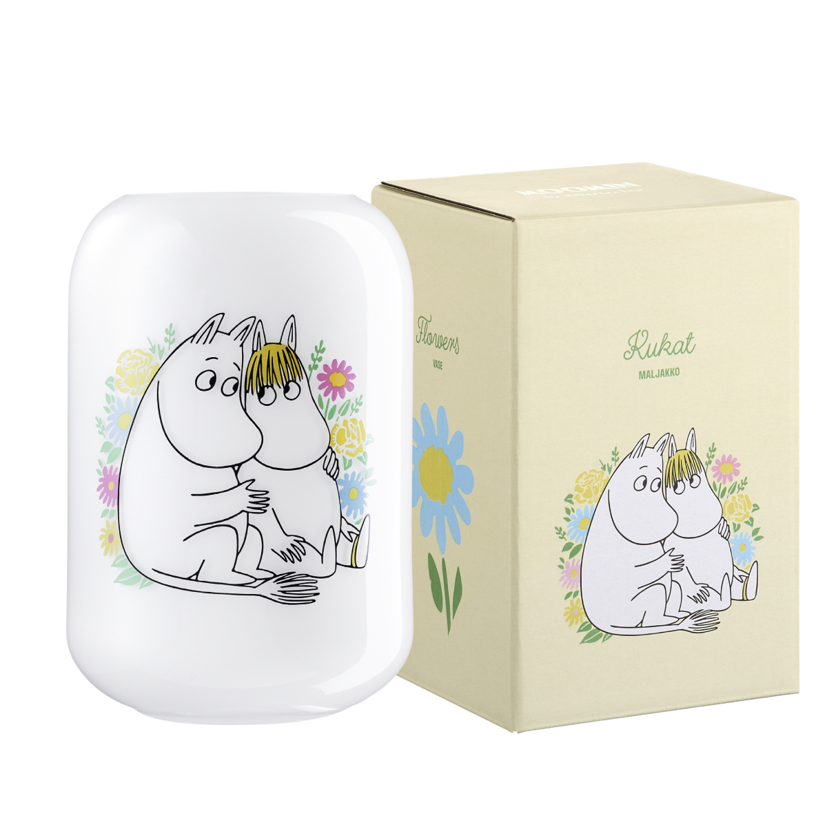 Moomin Vase 19 cm - Flowers
