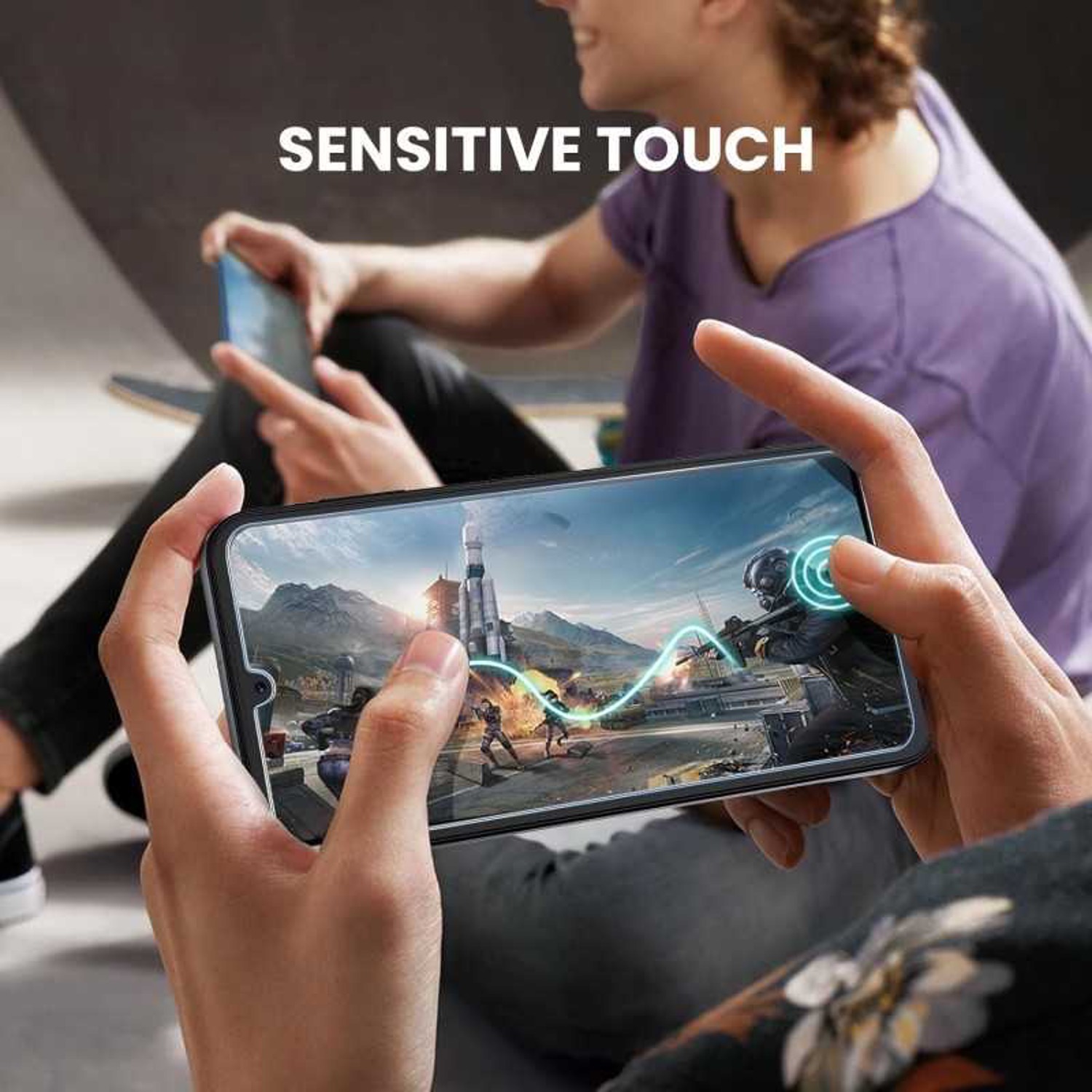 3-Pack Samsung Galaxy A15 Skärmskydd Härdat Glas Premium - 4