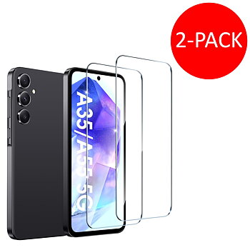 2-Pack Samsung Galaxy A55 Skärmskydd Härdat Glas Premium