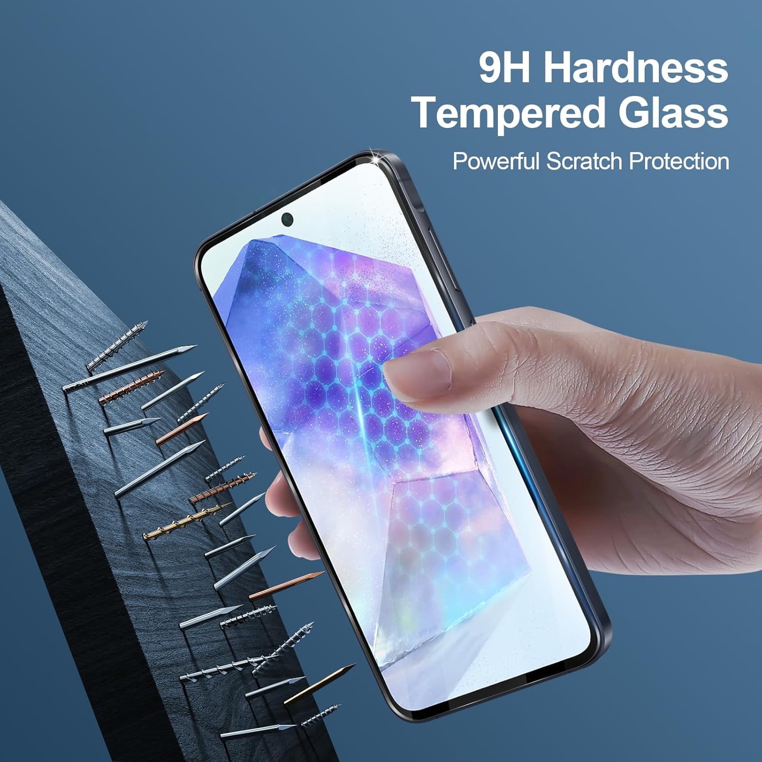 2-Pack Samsung Galaxy A55 Skärmskydd Härdat Glas Premium - 6