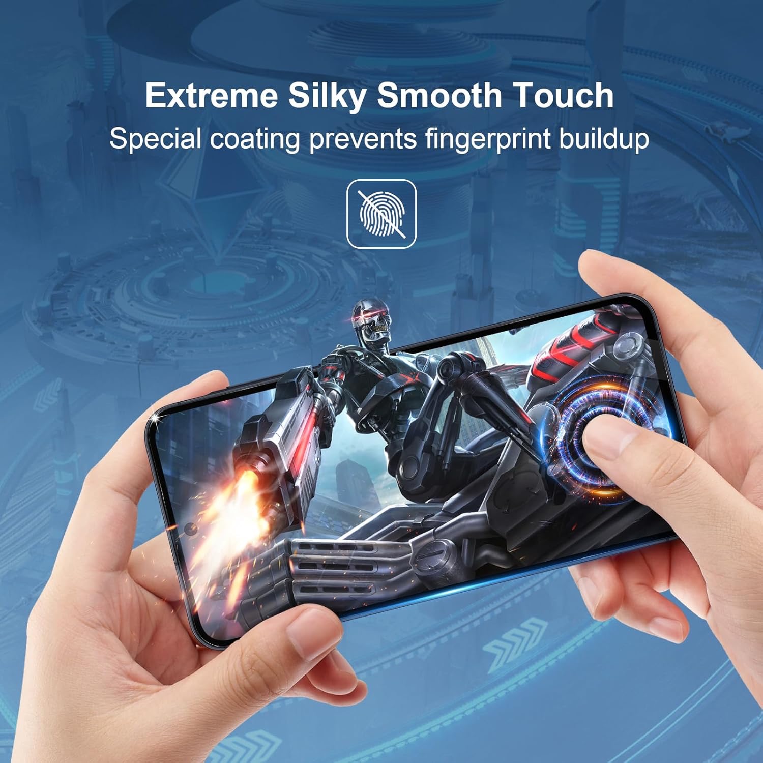 3-Pack Samsung Galaxy A55 Skärmskydd Härdat Glas Premium - 10