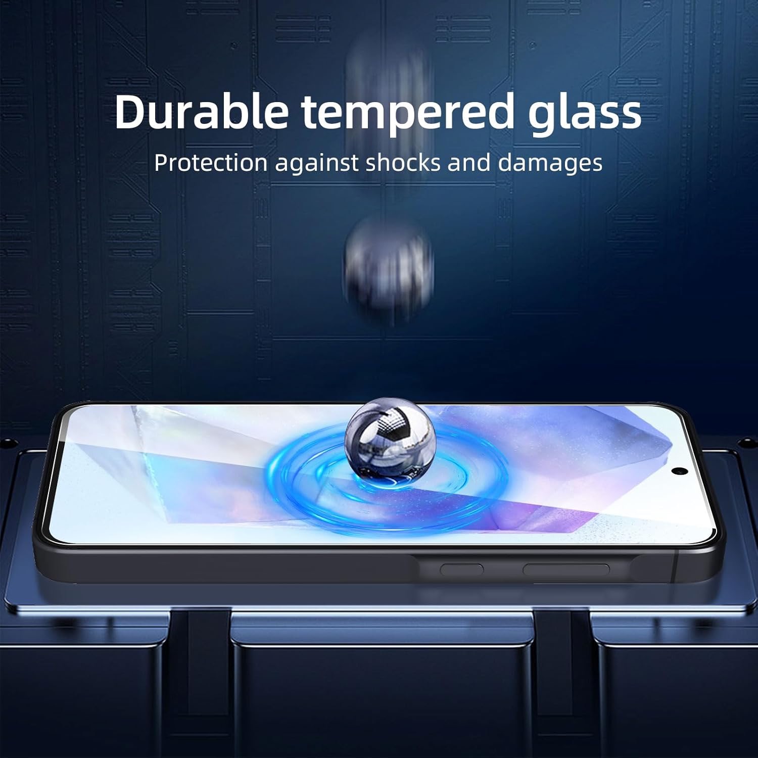 3-Pack Samsung Galaxy A55 Skärmskydd Härdat Glas Premium - 4