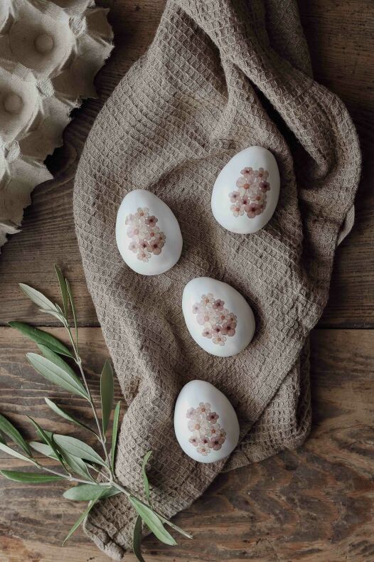 Majas Floral Påskägg - Ägg - Keramik - Liggandes - Small - 3
