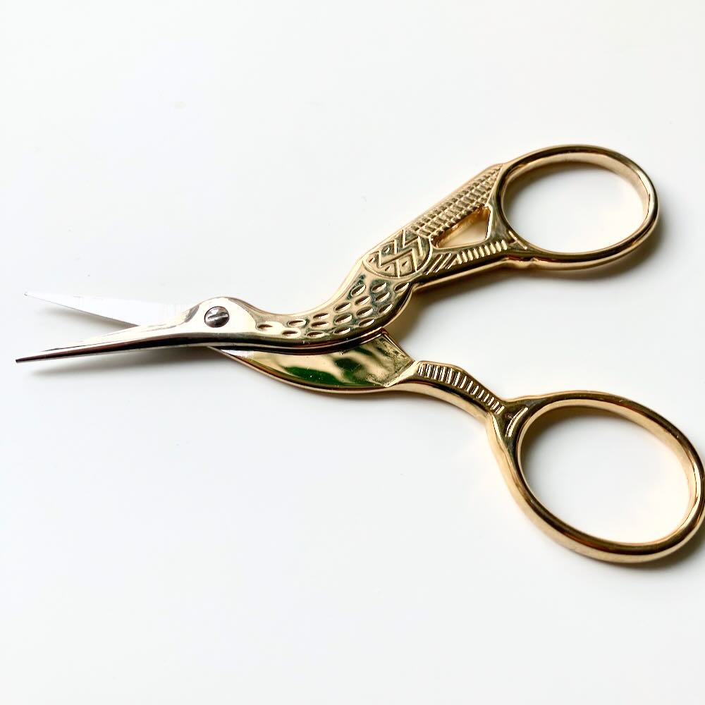 Embroidery scissors Storch stainless steel with golden color - 2