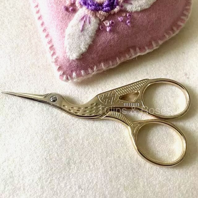 Embroidery scissors Storch stainless steel with golden color - 3