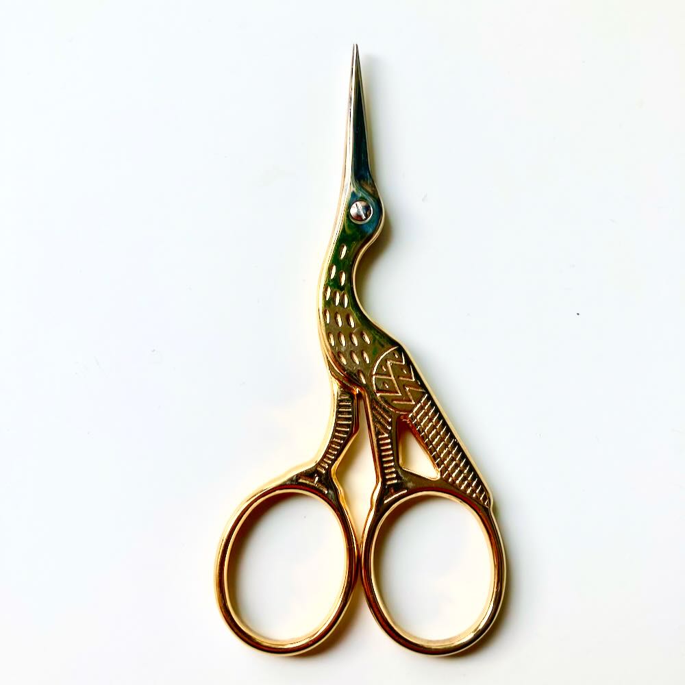 Embroidery scissors Storch stainless steel with golden color