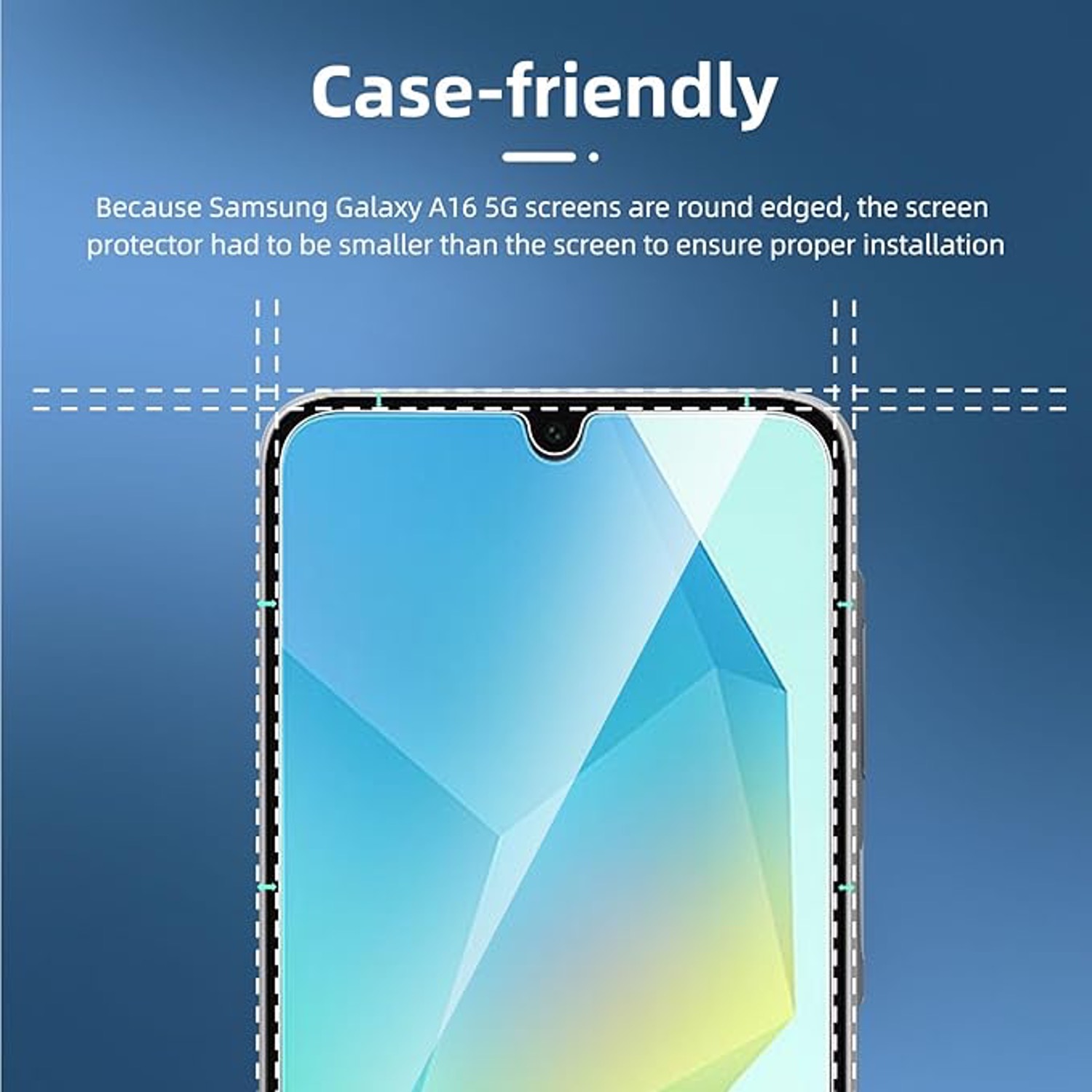 3-Pack Samsung Galaxy A16 Skärmskydd Härdat Glas Premium - 5