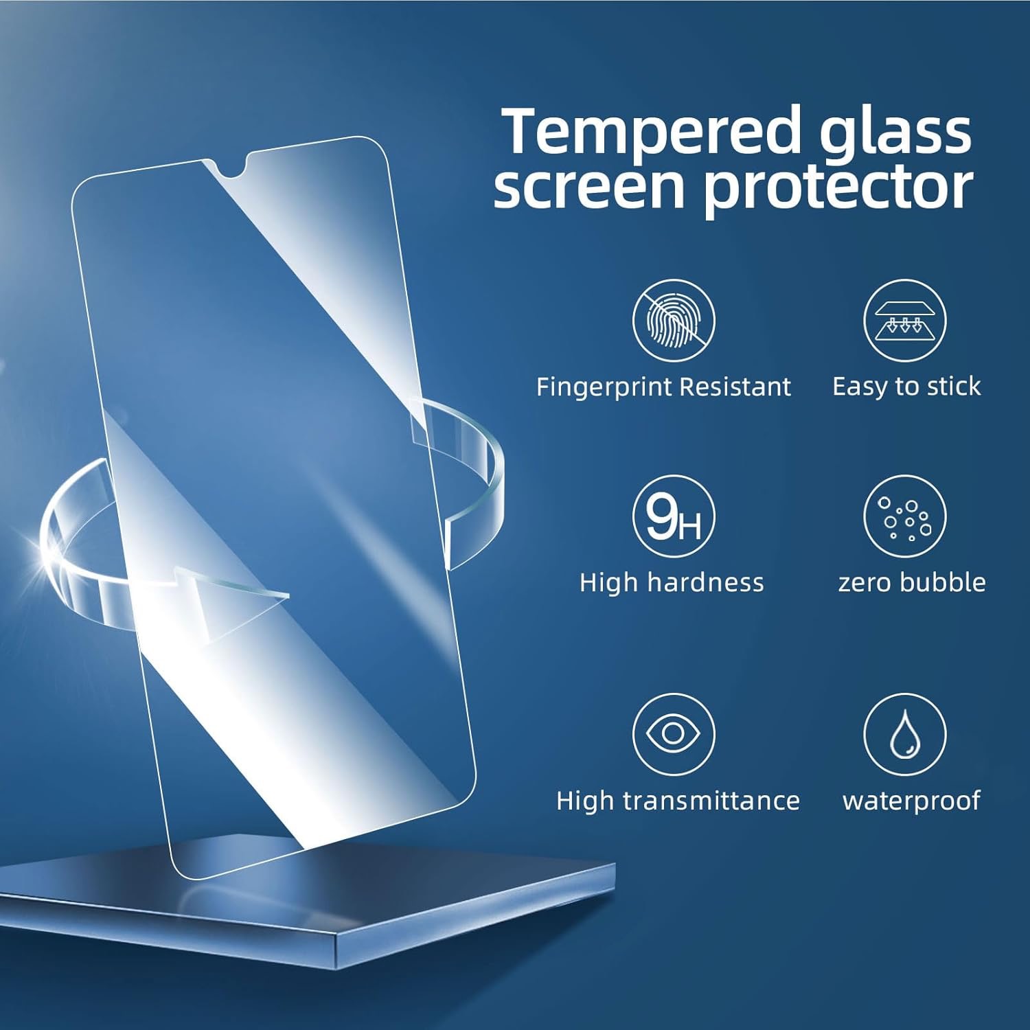 2-Pack Samsung Galaxy A16 Skärmskydd Härdat Glas Premium - 6