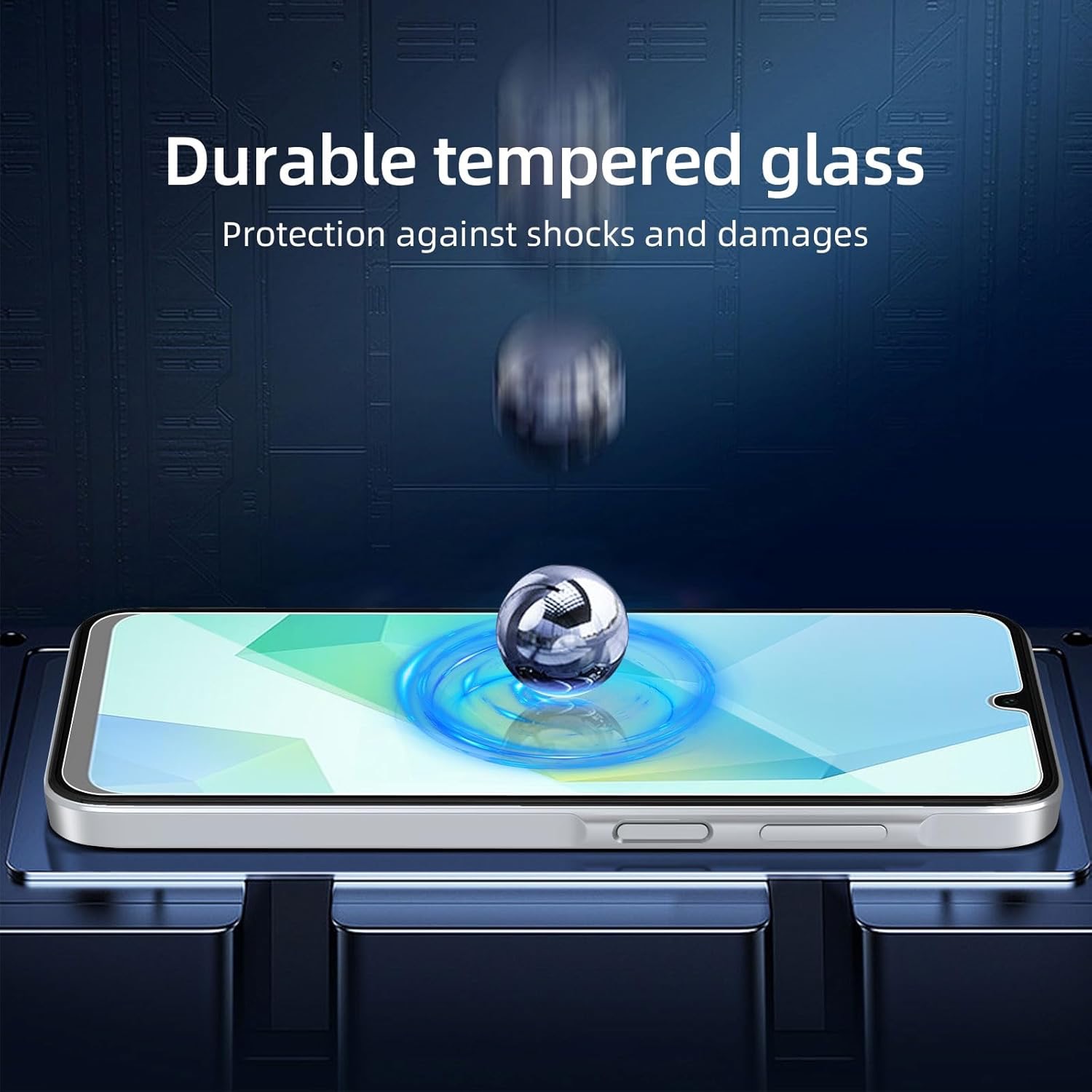 2-Pack Samsung Galaxy A16 Skärmskydd Härdat Glas Premium - 8