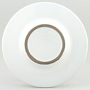 Mari Simmulson (Mexico 1960s) Brown Round Dish with Relief Decor 21/3 cm