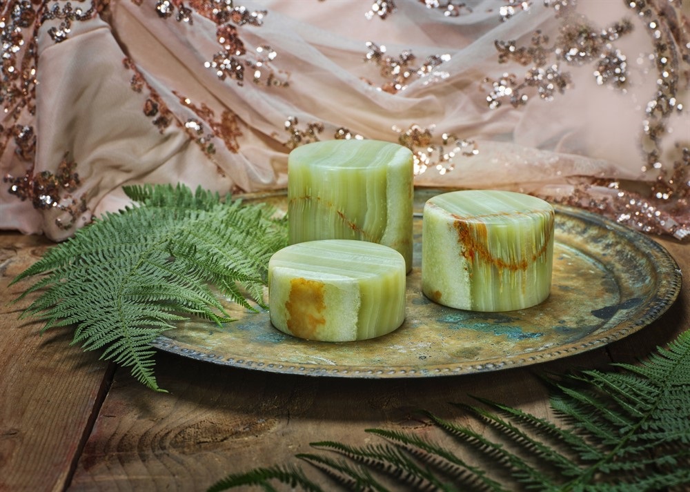 Bordslykta - Lykta - Grön - Jade Ädelsten - LED XL - 3