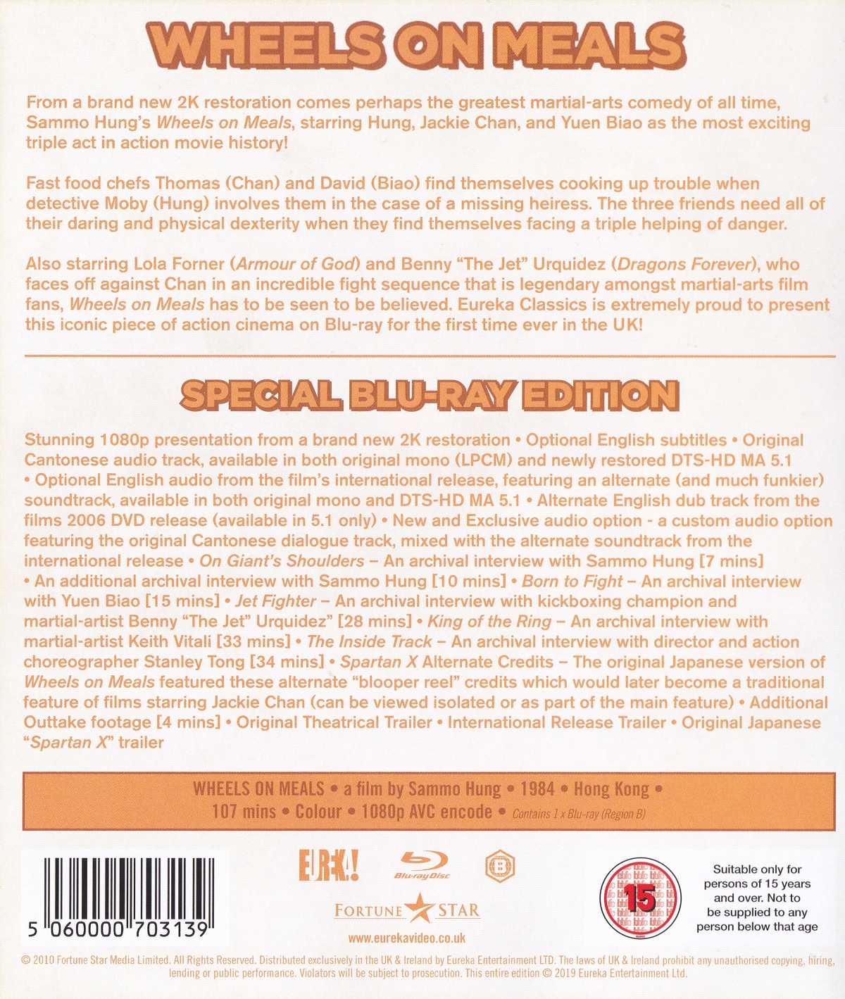 Wheels On Meals (ej svensk text) (Blu-ray) - 2