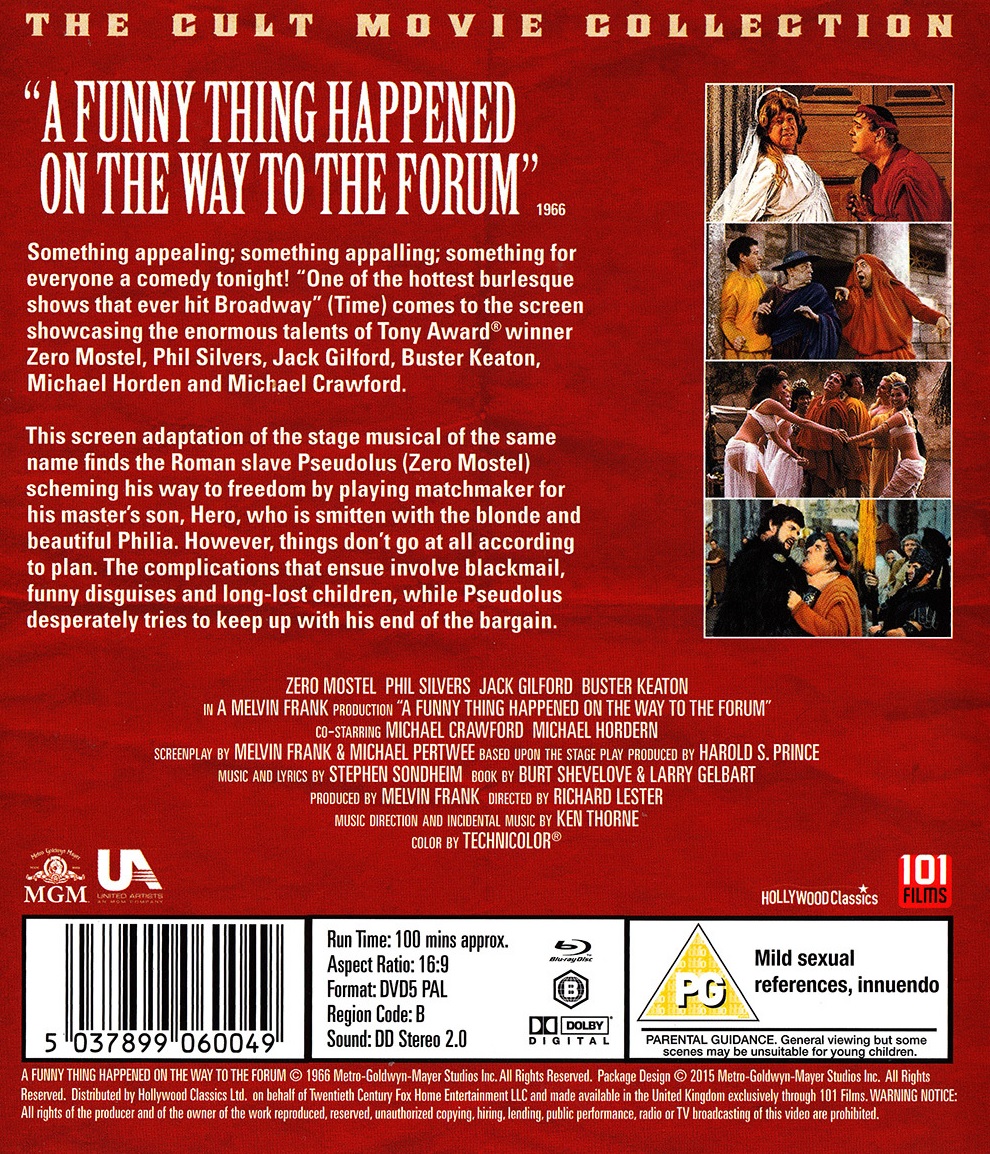 A Funny Thing Happened One the Way To the Forum (ej svensk text) (Blu-ray) - 2